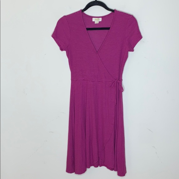 Anthropologie Dresses & Skirts - Anthropologie | Maeve Ribbed Striped Tie Dress